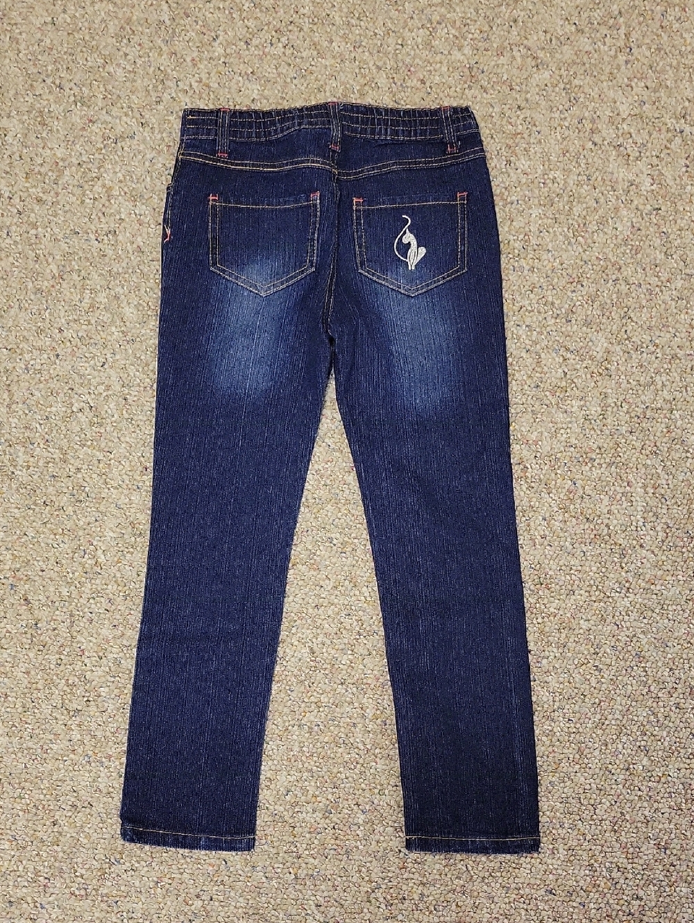 Baby Phat Classic Dark Blue Girl's Straight Jeans - Mid Rise Sz 6. NWOT School